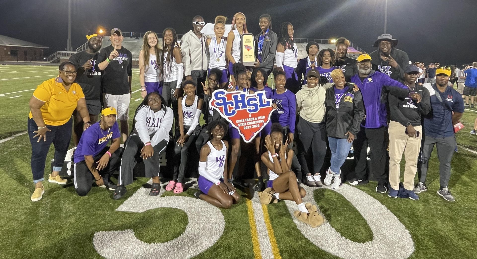 Whale Branch defends Class A girls track and field championship